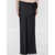 Saint Laurent Long skirt in silk BLACK