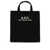 A.P.C. A.P.C. "Récupération"  shopping bag BLACK