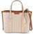 Tory Burch Small Canvas Perry Shopping Bag NEW CREAM