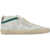 Golden Goose Mid Star Sneakers WHITE/SEEDPEARL/SILVER/GREEN