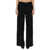 MOSCHINO JEANS MOSCHINO JEANS WIDE LEG PANTS BLACK