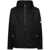 Moncler MONCLER appliqué-logo hooded jacket BLACK