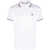 Moncler MONCLER logo-patch short-sleeve polo shirt WHITE