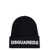 DSQUARED2 DSQUARED2 Ribbed Knit Beanie Black