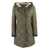 Fay FAY Virginia Quilted Coat with Hood OLIVE