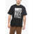 Neil Barrett Easy Fit Body Crew-Neck T-Shirt With Maxi Print Black