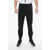 Neil Barrett Low-Rise Skinny Fit Sweatpants With Side Contrasting Bands Black