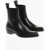 Bottega Veneta Pointed Leather Boots Black