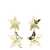 AREA Area 'Crystal Star Drop' Earrings GOLD