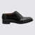 Ferragamo Ferragamo Black Leather Lace Up Shoes NERO || NERO || NEW BISCOTTO