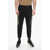 Neil Barrett Brushed Cotton Cargo Sweatpants With Contrasting Pockets Black