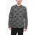 Neil Barrett Geometric Patterned All Over Classic Wool Sweater Black