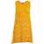 AKEP Mini dress in knit Yellow