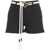 Liu Jo Denim shorts with corded waistband Black