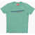 Diesel Red Tag Solid Color Tdiegorind Crew-Neck T-Shirt Green