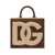 Dolce & Gabbana DOLCE & GABBANA DG Daily small suede tote bag CAMEL