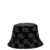 RUSLAN BAGINSKIY Ruslan Baginskiy Sequin Logo Bucket Hat Black