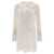 Dolce & Gabbana Dolce & Gabbana Lace Dress With Satin Collar WHITE