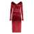 Dolce & Gabbana Dolce & Gabbana Satin Midi Dress RED