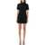 MARINE SERRE Jacquard viscose mini dress Black