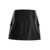 ARMA Black Wallet Skirt with Pockets in Leather Woman BLACK