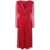 Alberta Ferretti ALBERTA FERRETTI LONG SLEEVE ELEGANT DRESS CLOTHING RED