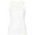 SPORTMAX Sportmax Ribbed Cotton Tank Top WHITE