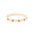 Tory Burch Gold Tone Bracelet With Logo Studs In Stainless Steel And Cubic Zirconia Woman GREY
