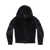Balenciaga BALENCIAGA Velvet zip-up hoodie BLACK