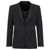 Alexander McQueen Alexander McQueen Pinstripe Single-Breasted Jacket BLACK