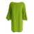 Liu Jo Lime Green Bell-Sleeve Mini Dress in Crepe Fabric Woman GREEN