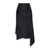 COPERNI COPERNI Asymmetric & draped Skirt BLACK