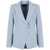 EA7 EA7 EMPORIO ARMANI Single-breasted blazer jacket CLEAR BLUE