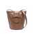 EA7 EA7 EMPORIO ARMANI Leather bucket bag LEATHER BROWN