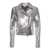 P.A.R.O.S.H. Silver biker jacket Silver