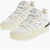Moncler Checkered Print Pivot Mid-Top Sneakers White