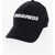 DSQUARED2 Solid Color Cap With Contrast Logo Black