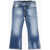 DSQUARED2 Stretch Denim Bell Bottom Flared Jeans Blue