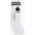 DSQUARED2 Long Socks With Contrast Logo Black & White