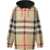 Burberry BURBERRY reversible check hooded jacket BLACK