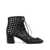 forte_forte FORTE_FORTE HAND-WOVEN CHIC ANKLE BOOTS SHOES BLACK
