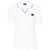 Moncler MONCLER logo-appliqué polo shirt WHITE