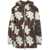 Save the Duck Jacket in floral print "Niam" Brown