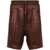 Tom Ford TOM FORD PLEATED SILK TWILL SHORTS BROWN