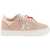 Off-White Low Leather Vulcanized Sneakers For LIGHT PINK