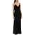 Dolce & Gabbana Stretch Tulle Maxi Bustier Dress In NERO