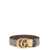 Gucci GUCCI LEATHER AND GG SUPREME FABRIC REVERSIBLE BELT BEIGE