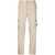 Stone Island STONE ISLAND SLIM FIT CARGO PANTS "OLD" TREATMENT IN BRUSHED COTTON CANVAS BEIGE