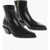 Off-White Leather Texan Boots Heel 5 Cm Black
