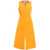 VICARIO CINQUE Midi dress with slit Orange